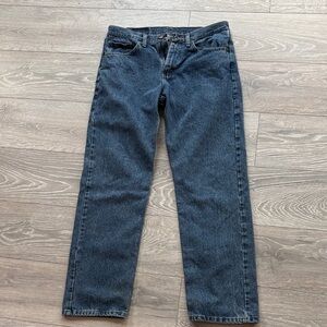Men's Wranglers Dark Blue Straight Jeans